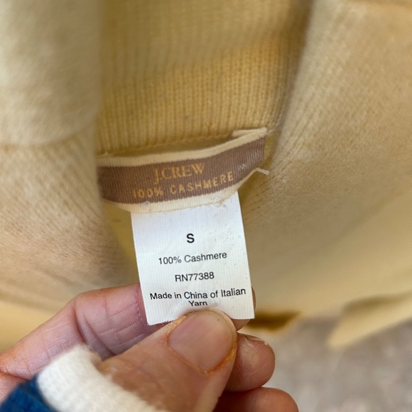 J Crew Cashmere shawl Collar Sweater - Picture 3 of 3
